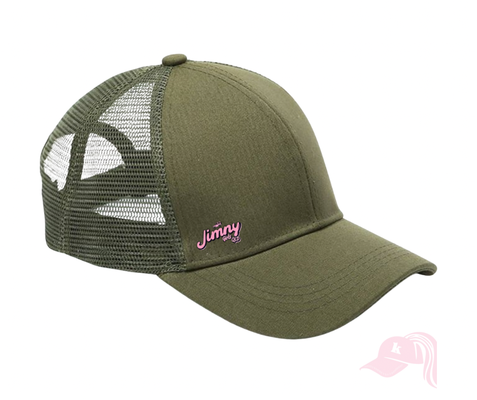 Khaki Jimny Ponytail Cap