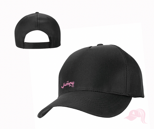 Black Unisex Plain Jimny Cap
