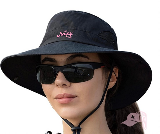 Black Wide Brim Jimny Hat