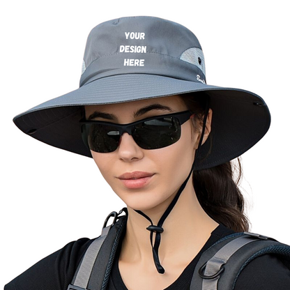 CUSTOM Wide Brim Hats – KissMyPonytail - Main Image