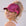 ELECTRIC PINK Glitter Ponytail Cap