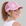 PINK Glitter Ponytail Cap