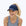 NAVY Plain Ponytail Cap