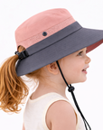 KIDS PINK Unisex Wide Brim Hat