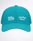COFFEE ☕️ BECAUSE ADULTING IS HARD Ponytail Cap