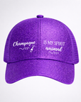 CHAMPAGNE 🥂 IS MY ANIMAL SPIRIT Ponytail Cap