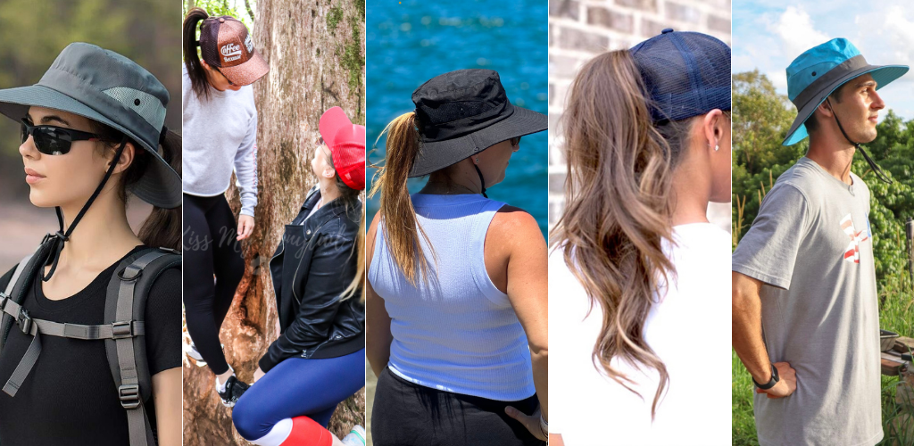 Cap for top high ponytail