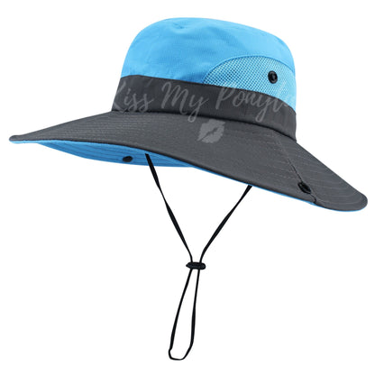KIDS BLUE Unisex Wide Brim Hat