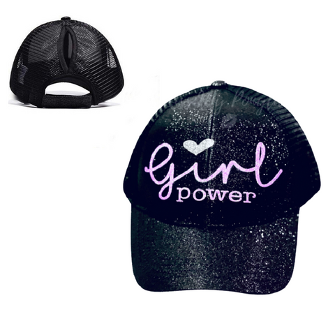 GIRL 💕 POWER Ponytail Cap
