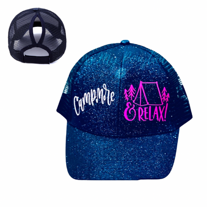 CAMP 🏕️ MORE & RELAX Ponytail Cap