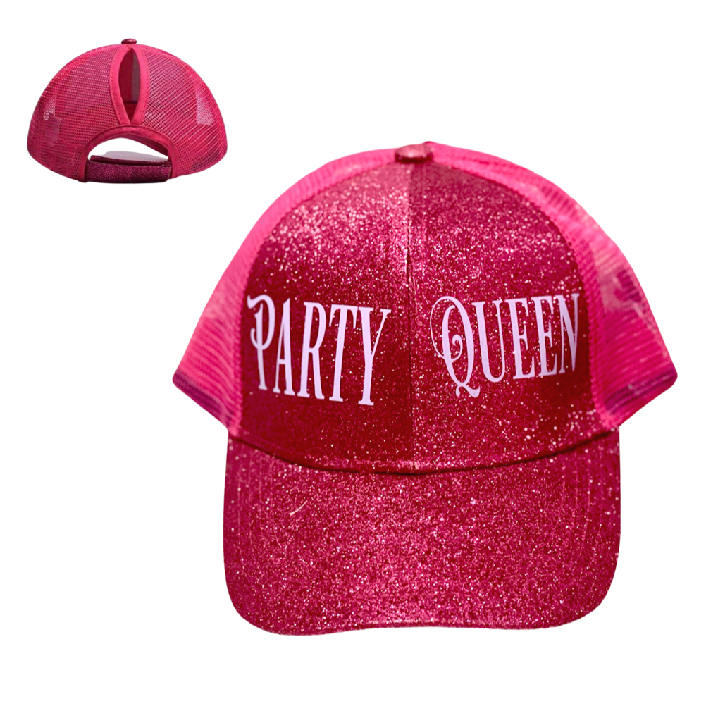PARTY QUEEN 👸 Ponytail Cap