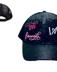 LIVE 🌎 LAUGH LOVE ❤️ Ponytail Cap