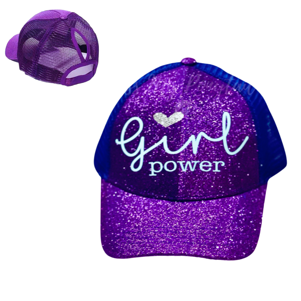 GIRL 💕 POWER Ponytail Cap