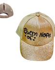 QUEEN OF NOPE Ponytail Cap